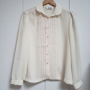 Vintage Chiffon Blouse